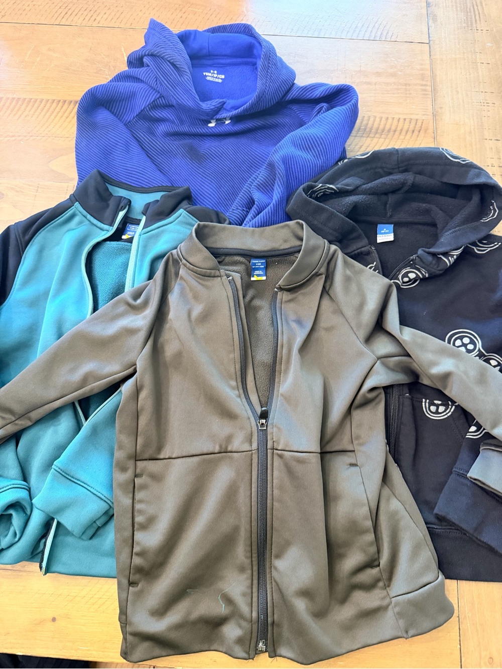 Four Boys Size Small Jackets and Hoodie